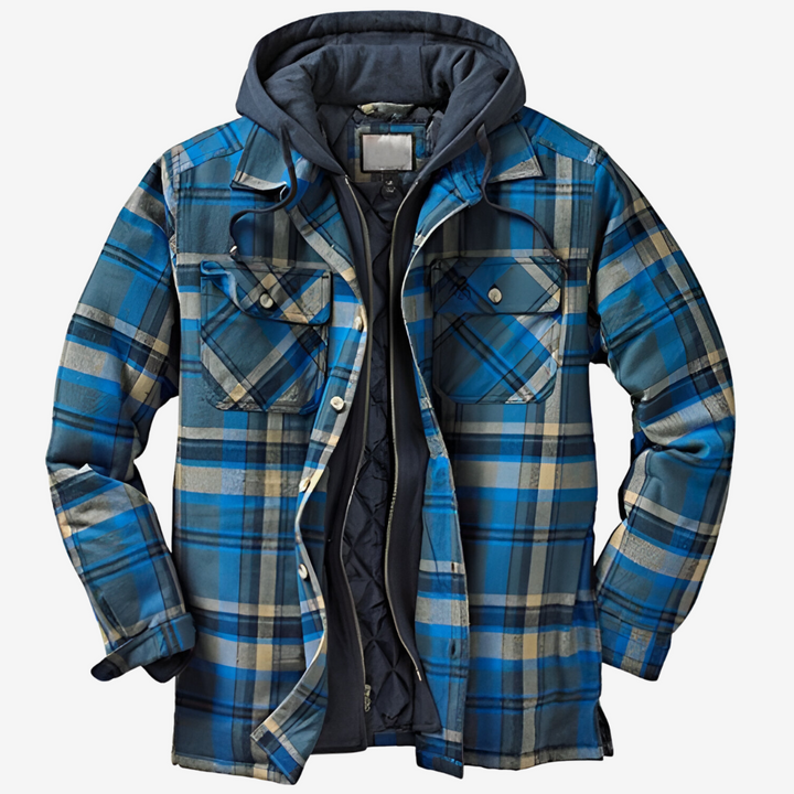 Levoire | Veste En Flanelle Bleu