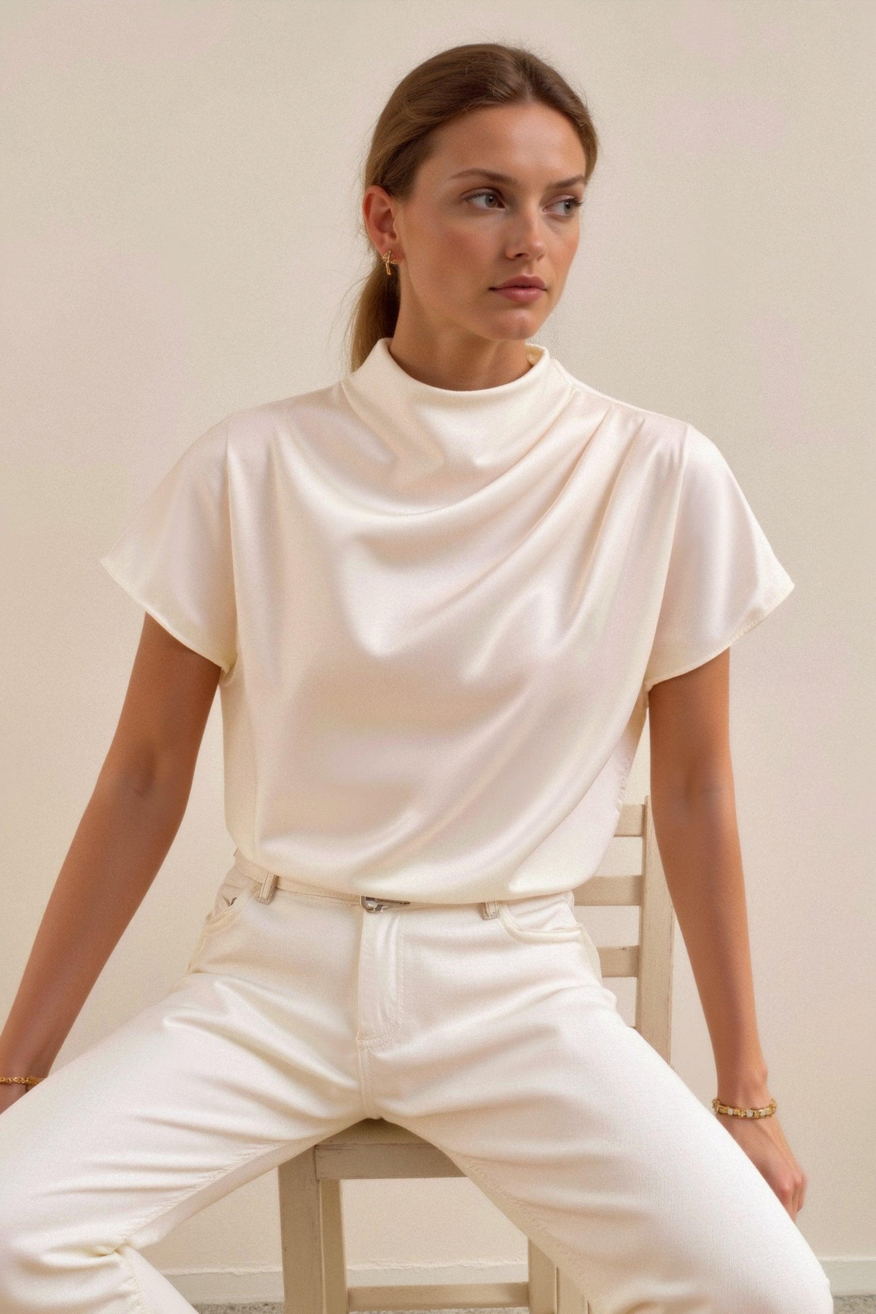 Levoire | T-Shirt Découpé Pour Femmes Coupe Décontractée