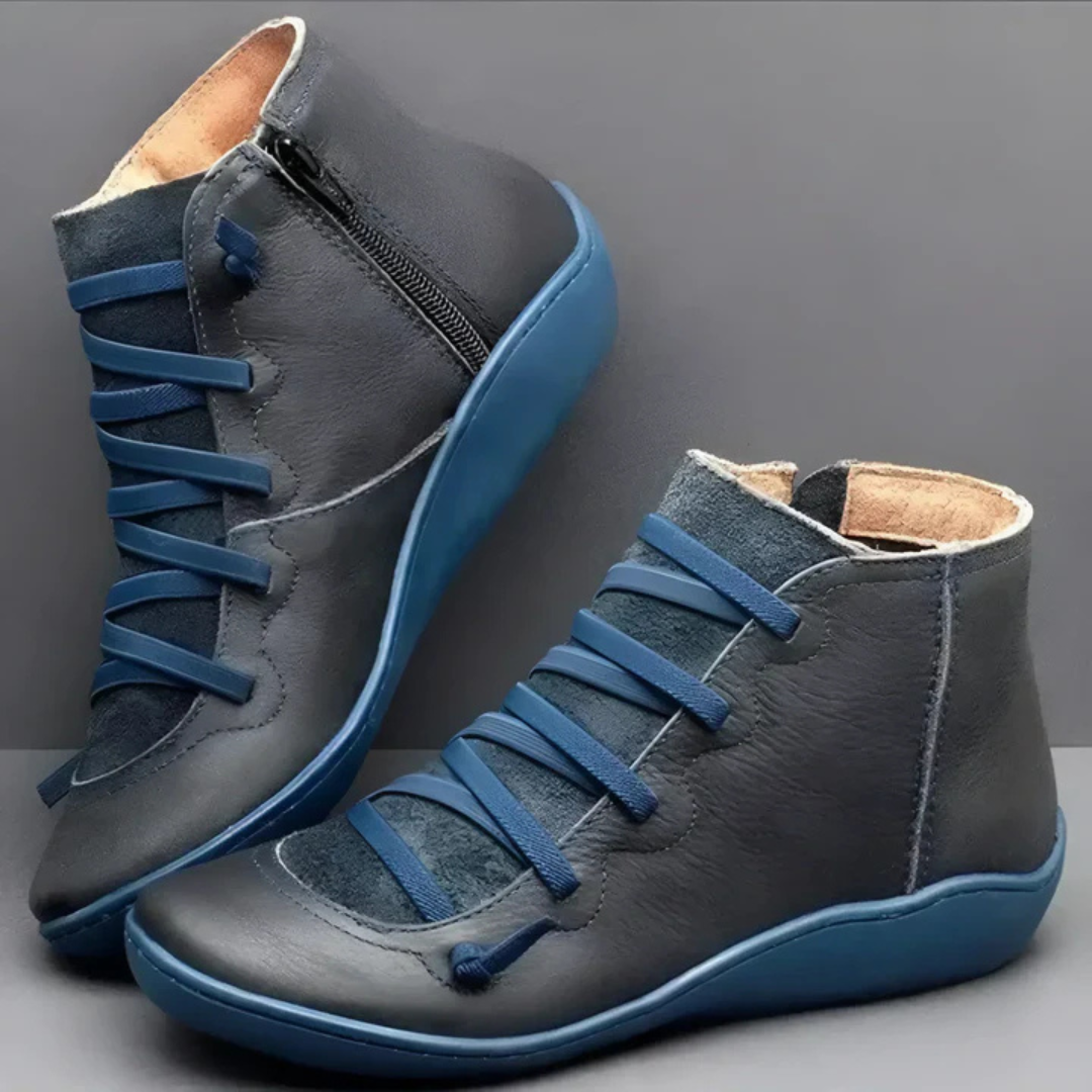 Levoire | Bottes Décontractées À Fermeture Latérale Et Pour - Femmes - À Lacets Bleu