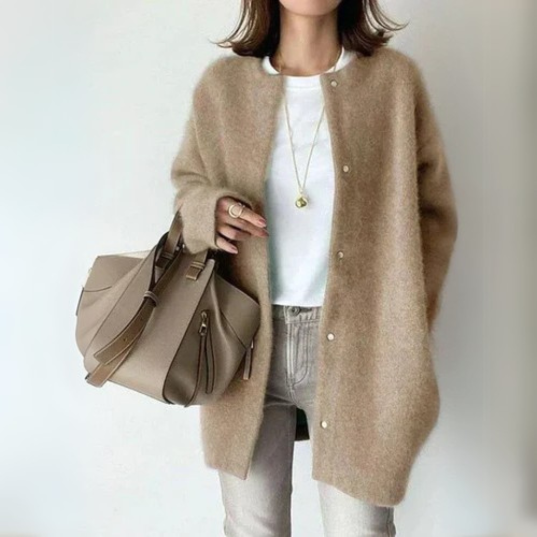 Levoire | Gilet en tricot élégant pour femmes Beige (Seulement 8 pièces restantes)