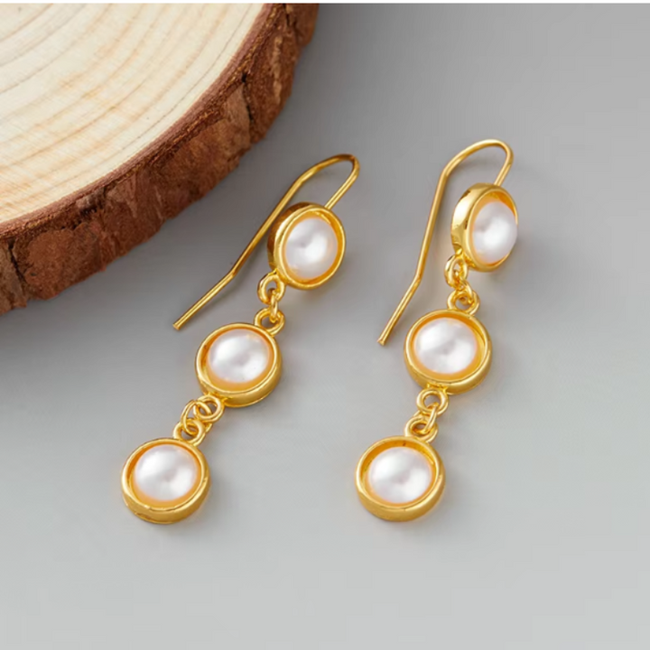 Levoire | Boucles D'Oreilles En Perles Blanches