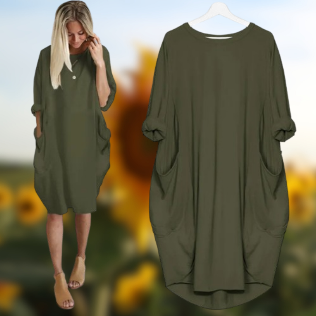 Levoire | Robe longue à manches mi-longues Oliva