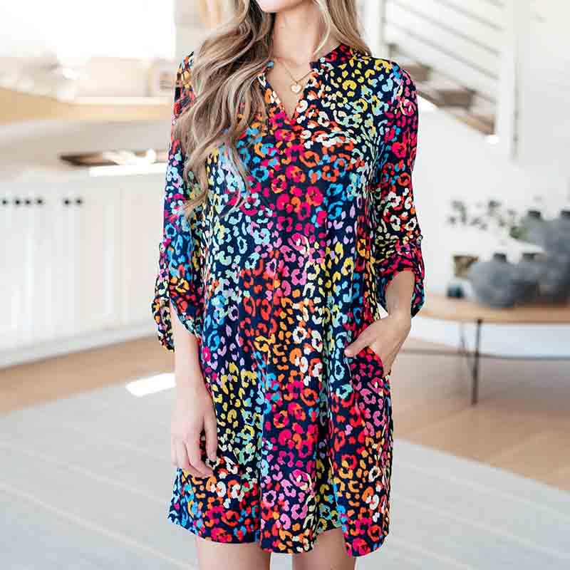 Levoire | Robe Bohémien Chic Multicolore S