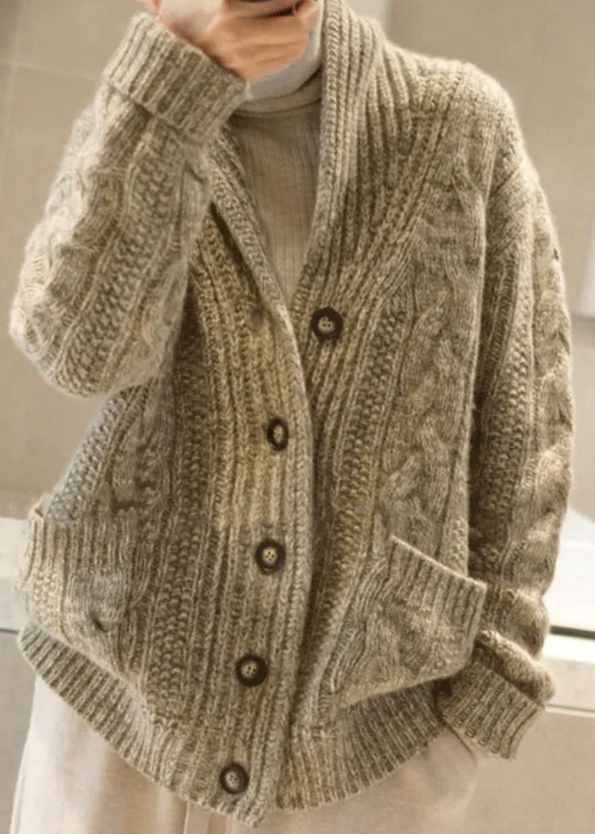 Levoire | Couleur Camel Veste À Boutons Avec Poches