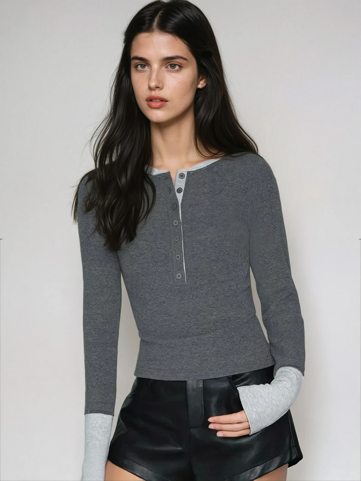 Levoire | Classique Contraste Poignets Henley