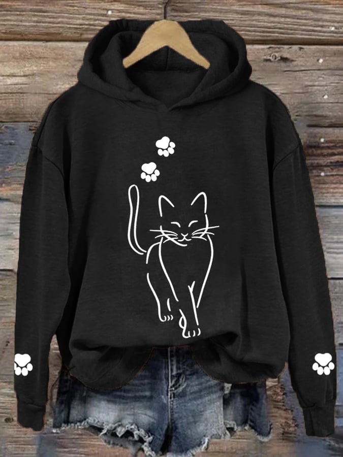 Levoire | Joli Sweat À Capuche Pour Femmes Kitti Noir