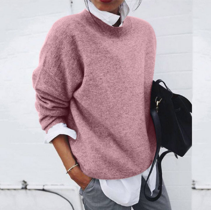 Levoire | Chauffe Pull Femmes Confort Quotidien Rose clair