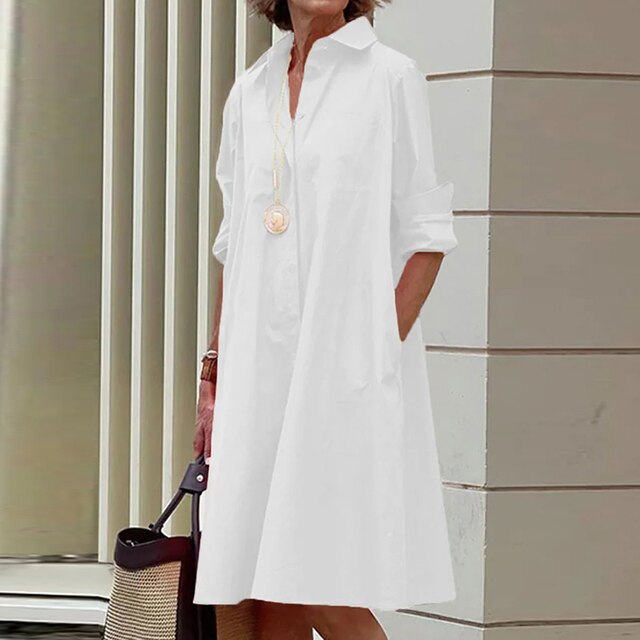 Levoire | Robe D'Été Exigeante Blanc