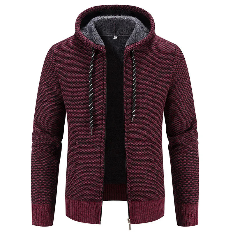 Levoire | Gilet pour hommes à coupe intemporelle Rouge vin