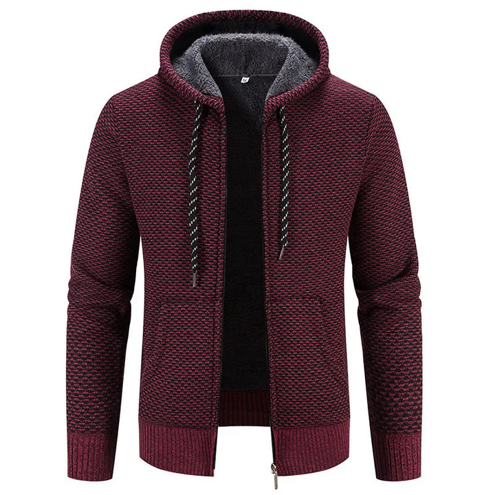 Levoire | Gilet pour hommes à coupe intemporelle Rouge vin