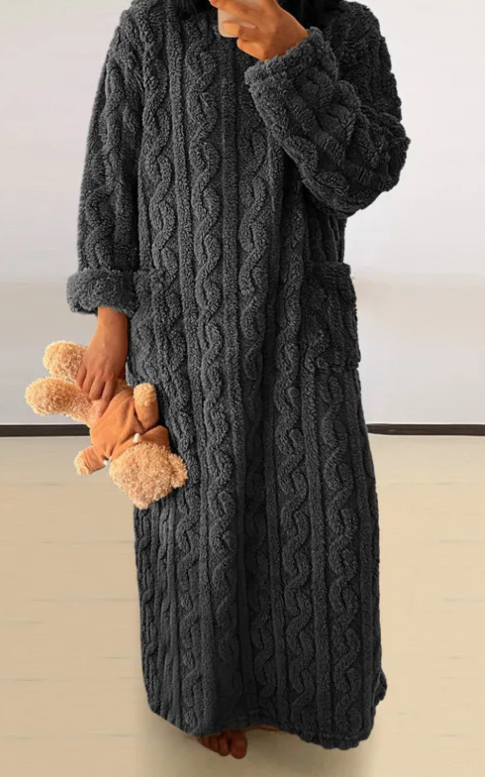Levoire | Femme Fleece Pyjama Extrême Douceur Et Confort Noir