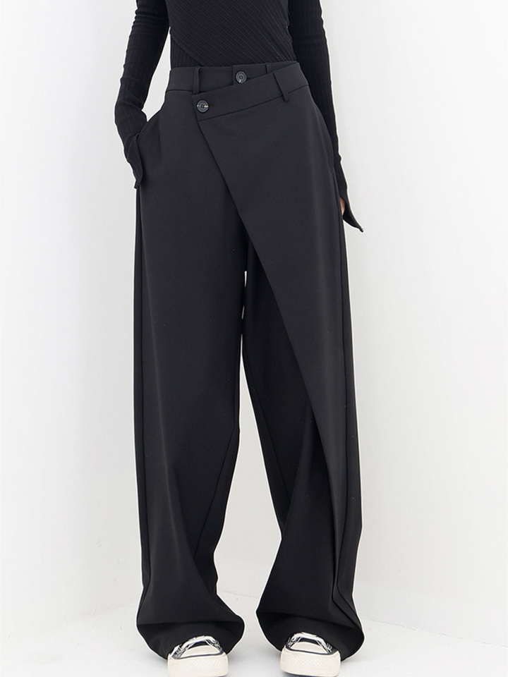 Levoire | Pantalons Asymétriques À La Mode Pour Femmes Noir