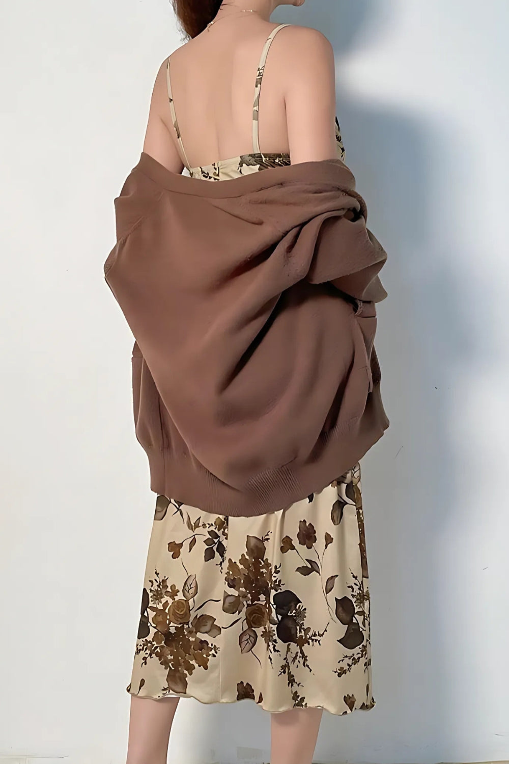 Levoire | Robe Maxi Rétro d'Été à Fleurs pour Femmes