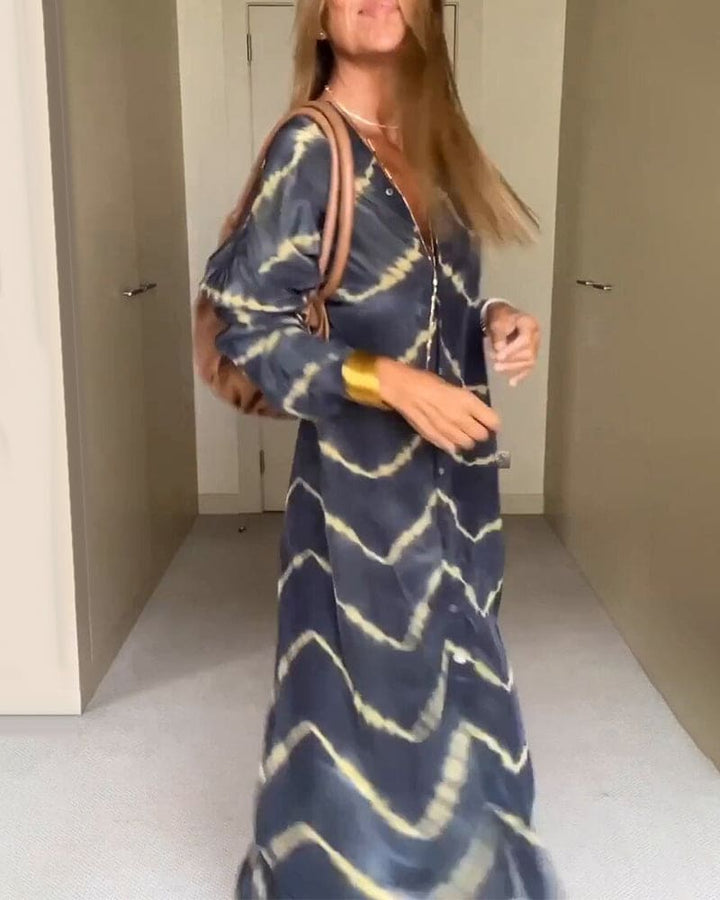 Levoire | Robe maxi à rayures douces