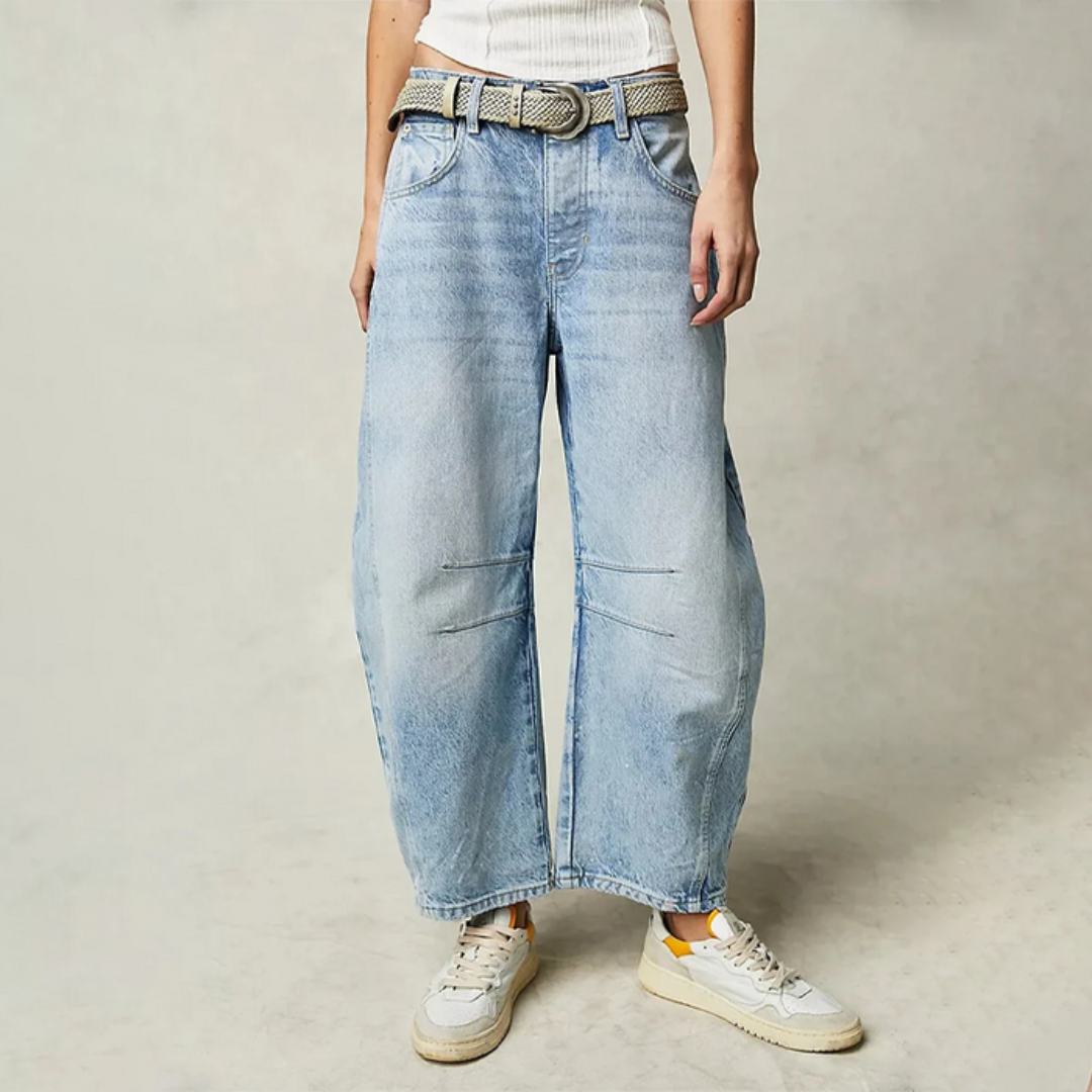 Levoire | Jeans Large Pour Femmes Bleu clair