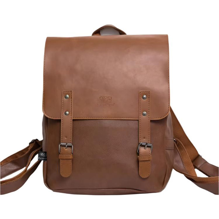 Levoire | Sac À Dos Élégant Avec Double Sangle De Transport Pour Les Voyages Et Ordinateur Portable Marron clair