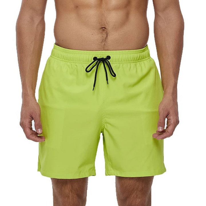 Levoire | Maillots de bain confortables pour hommes Jaune-vert