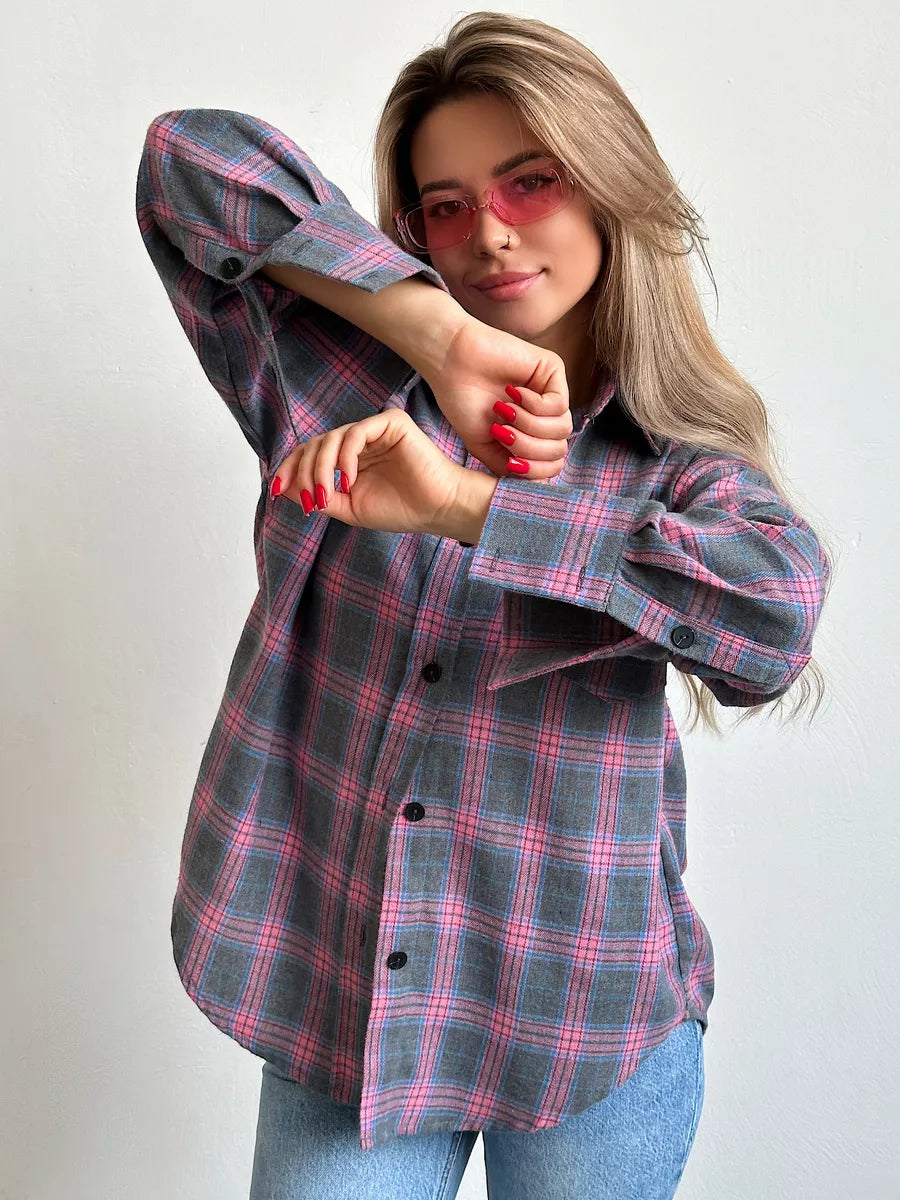 Levoire | Chemise En Flanelle À Motifs Lila