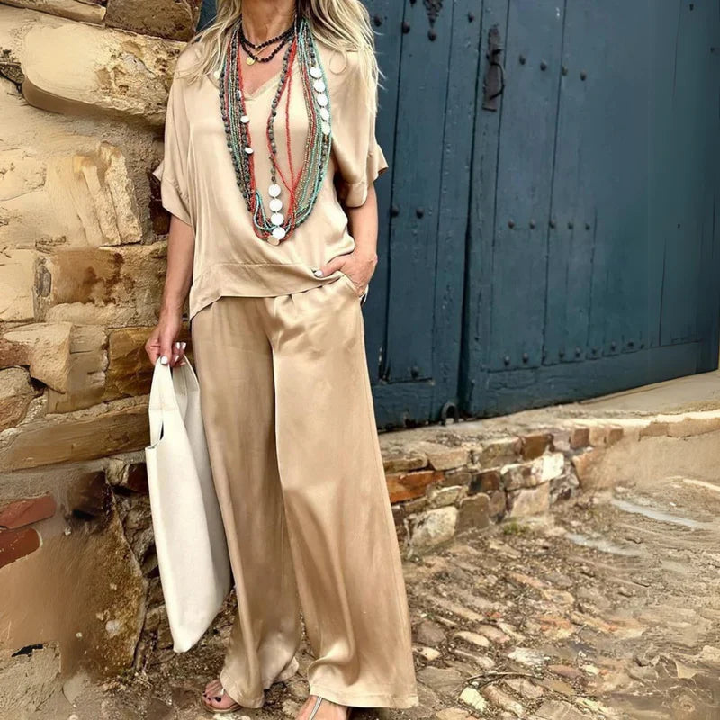 Levoire | Flieendes Et Doux Ensemble Deux Pices Khaki