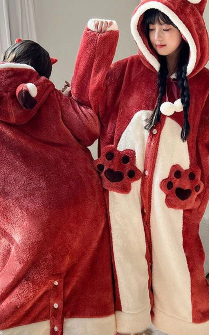Levoire | Pyjama Femme Fox Cocooning Et Style Unique Rot