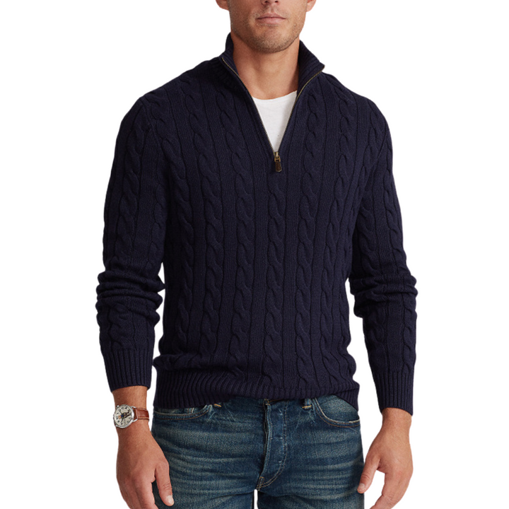 Levoire | T-Shirt À Demi-Zip Pour Hommes