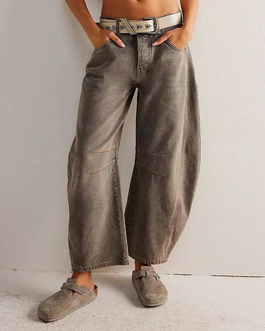 Levoire | Jeans Skinny Taille Moyenne Pour Femmes Brun clair
