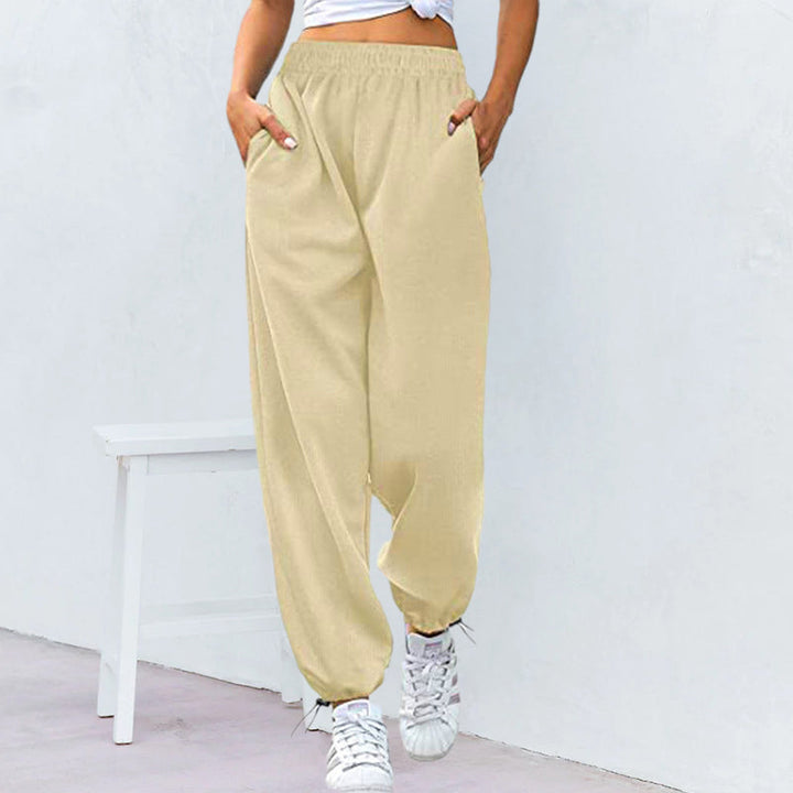 Levoire | Pantalon De Sport Pour Femmes Avec Jambe Large Et Cordon De Serrage Khaki