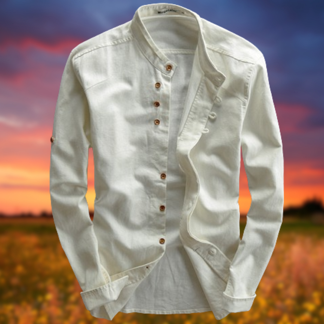 Levoire | Veste légère en mélange de lin Bianco