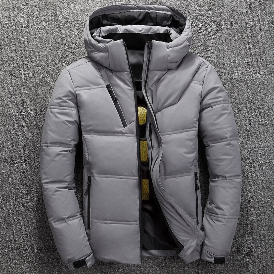 Levoire | Veste Pour Hommes À Capuche Gris clair
