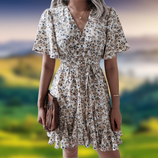 Levoire | Robe d'été à fleurs Cachi