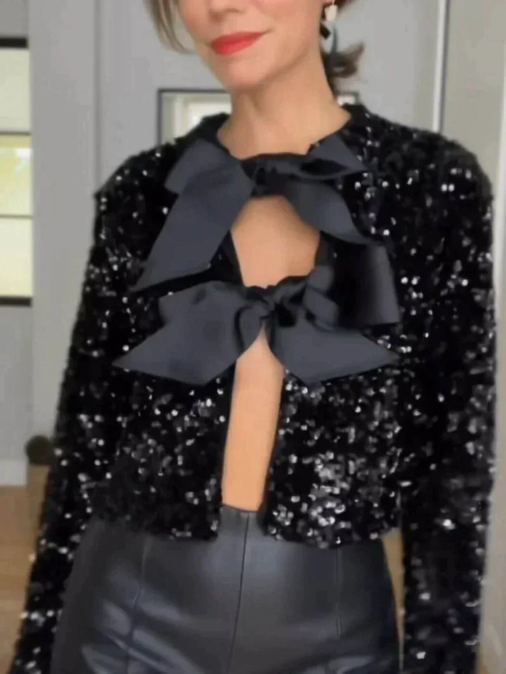 Levoire | Veste Sparkling À La Mode Design Noir