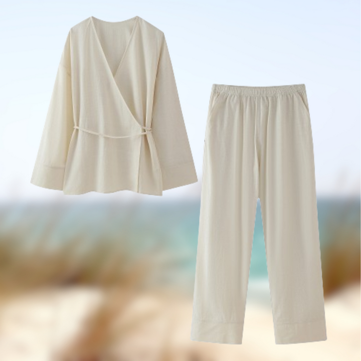 Levoire | Ensemble 2 pièces décontracté femme Beige