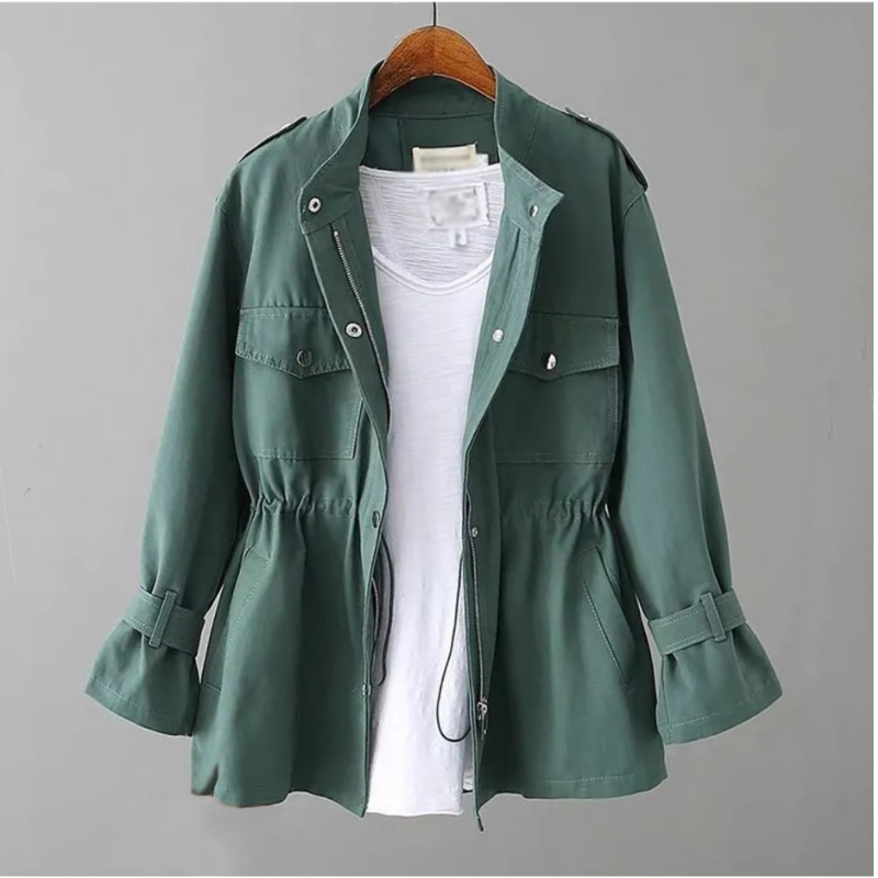 Levoire | Plus Long Trench Coat Femmes Contre La Pluie Vert