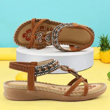 Levoire | Sandales Bohèmes Multicolore3