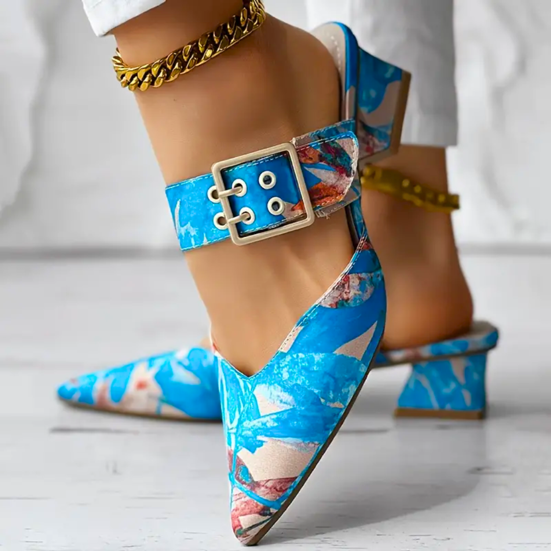 Levoire | Talons Colorés Confortables Bleu
