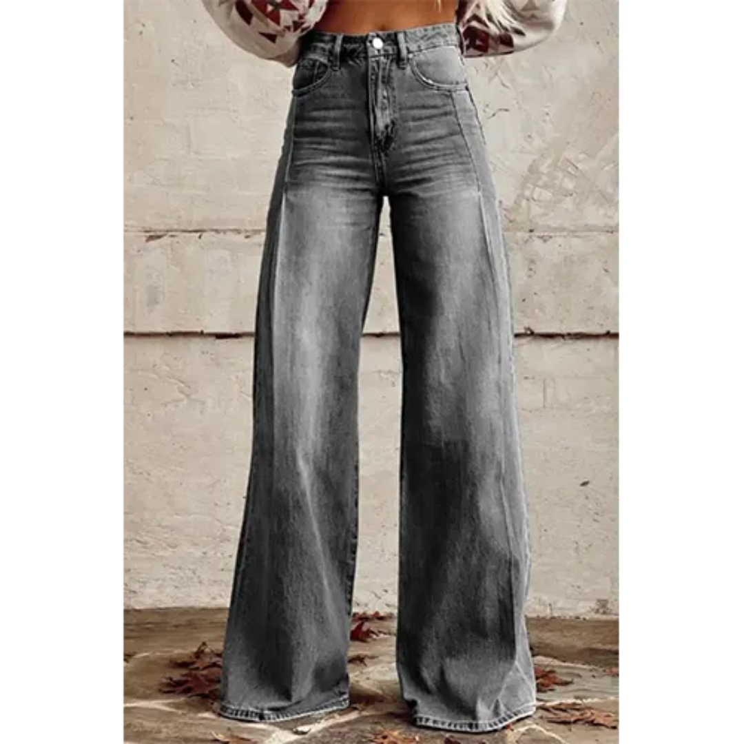 Levoire | Jean taille haute pour femmes grandes Gris