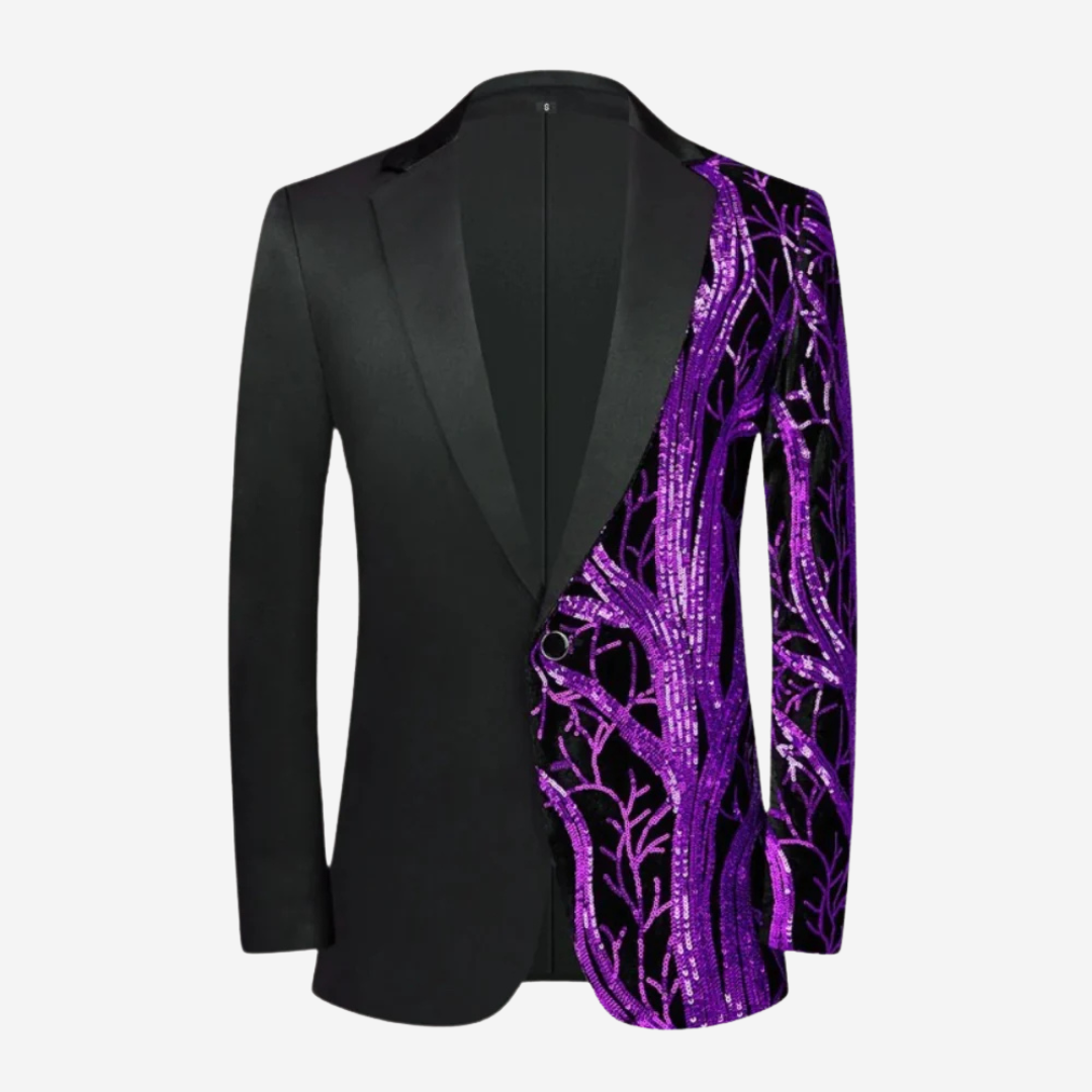Levoire | Luxe Blazer Pailleté Lila