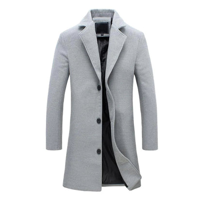 Levoire | Manteau long d'hiver Gris clair
