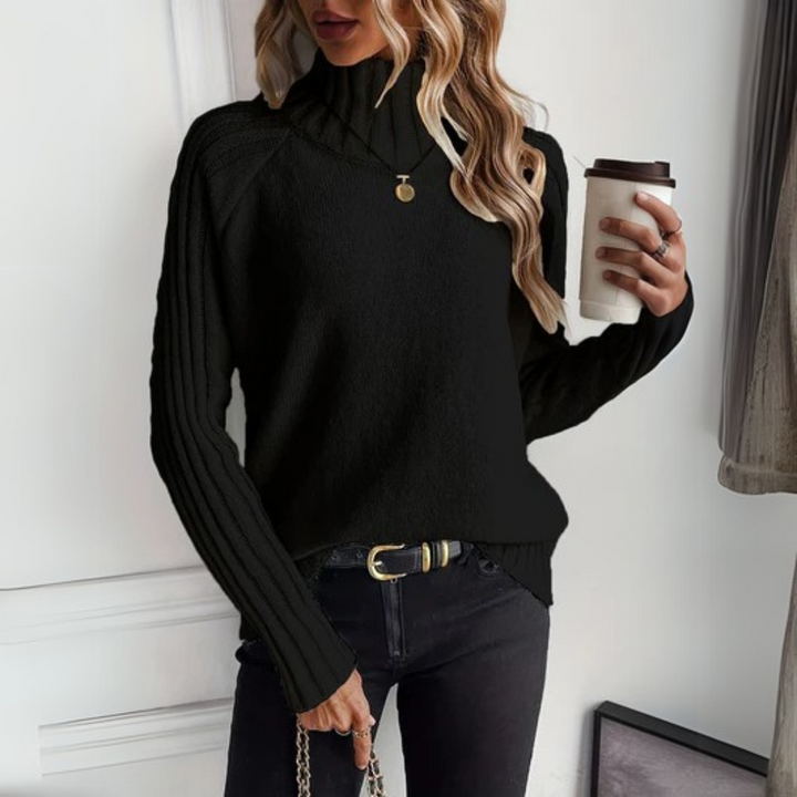 Levoire | Pull en tricot élégant avec élégance Noir (Il ne reste que 8 pièces)