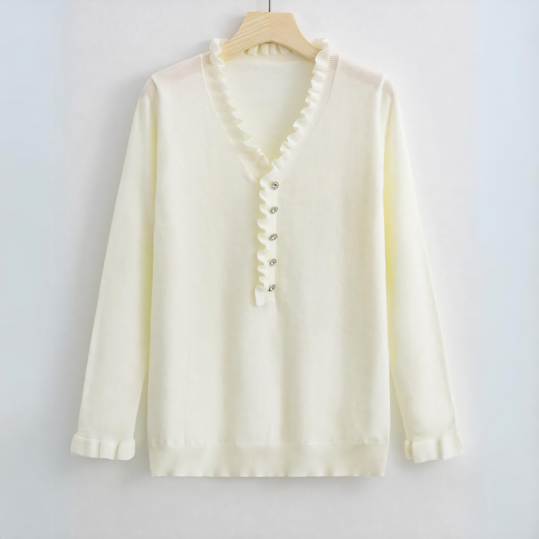 Levoire | Pull Pour Femmes Élégant Froncé