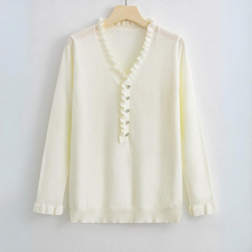 Levoire | Pull Pour Femmes Élégant Froncé