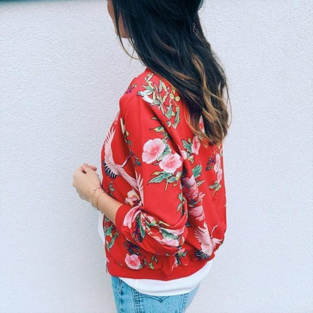 Levoire | Blazer avec motif floral pour femmes