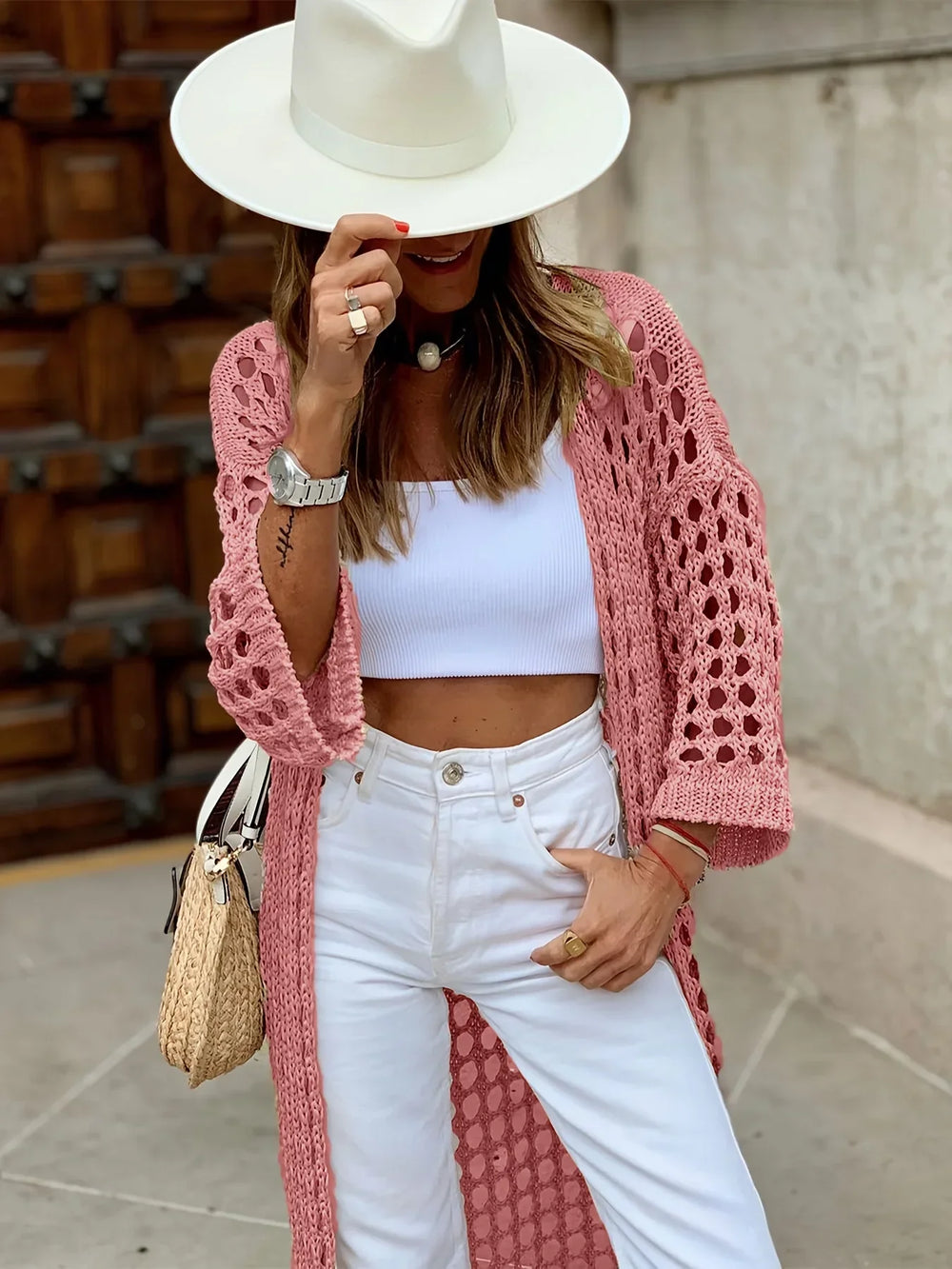 Levoire | Gilet Crocheté Élégant Et Confortable