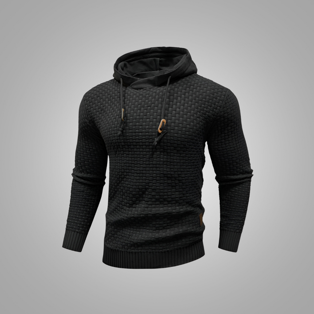 Levoire | Sweat À Capuche Pour Hommes Élégant Noir