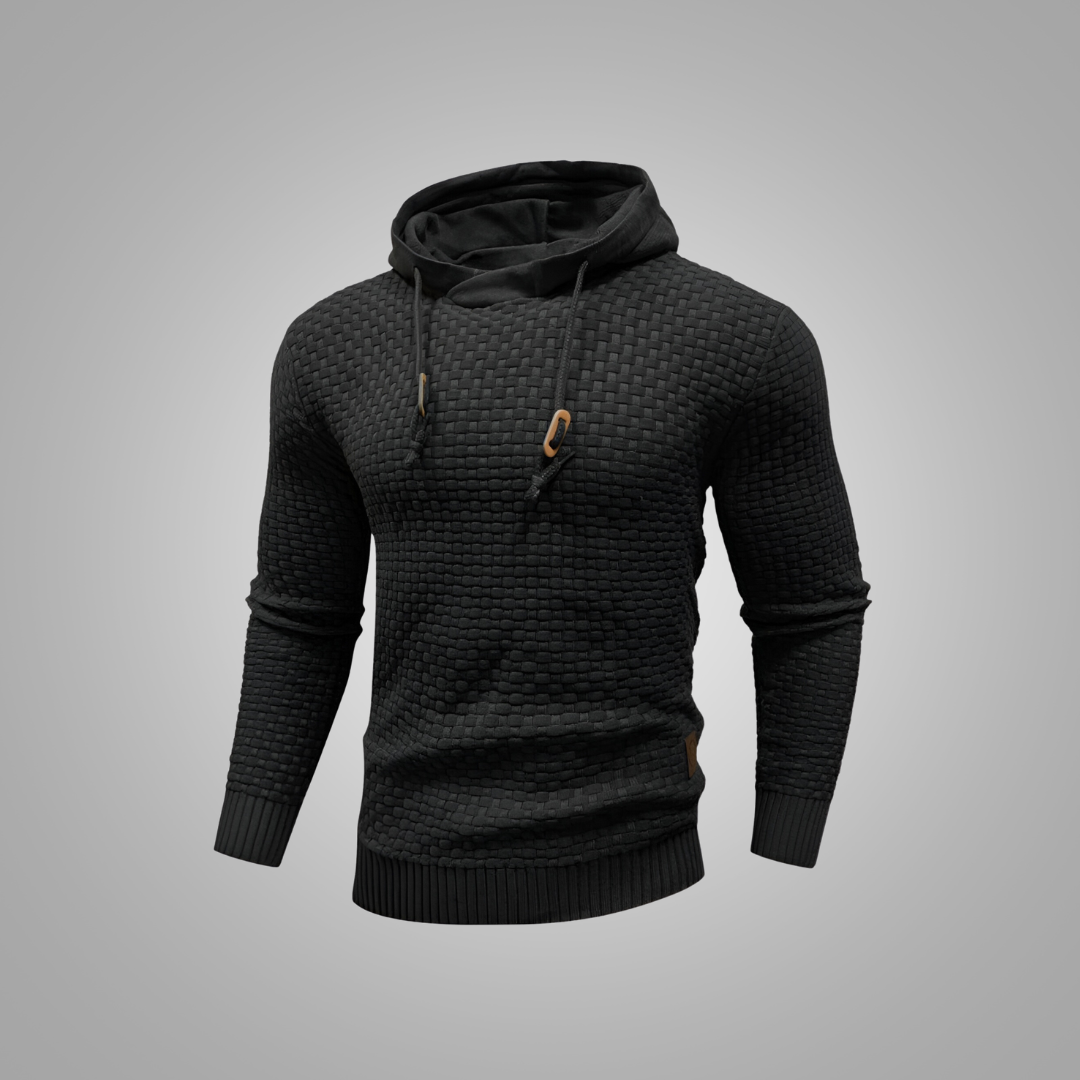 Levoire | Sweat À Capuche Pour Hommes Élégant Noir