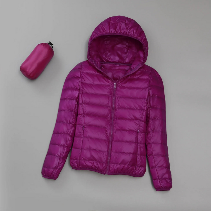 Levoire | Veste Matelassée Légère Avec Capuche Lilas