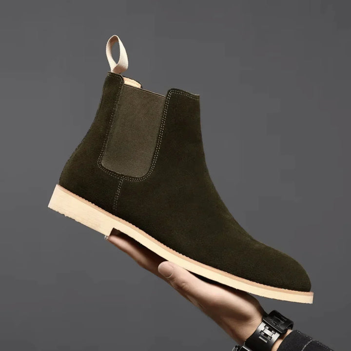 Levoire | Chaussures En Cuir Doux Vert