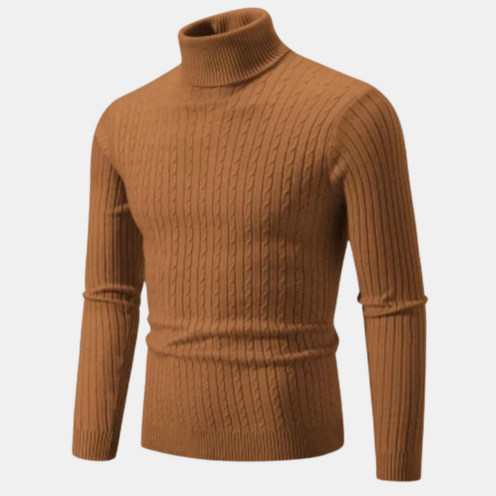 Levoire | Pull À Col Roulé Confortable Braun