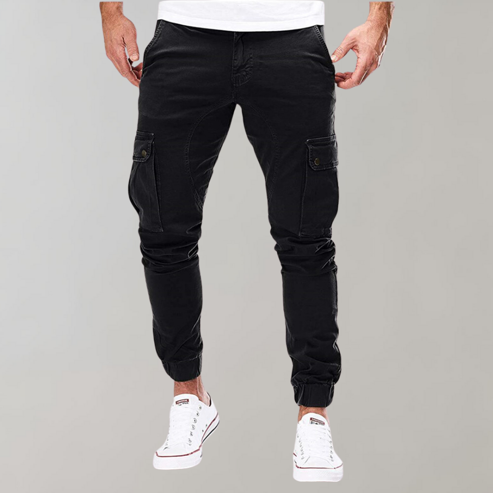 Levoire | Pantalon Cargo Pratique Homme Noir