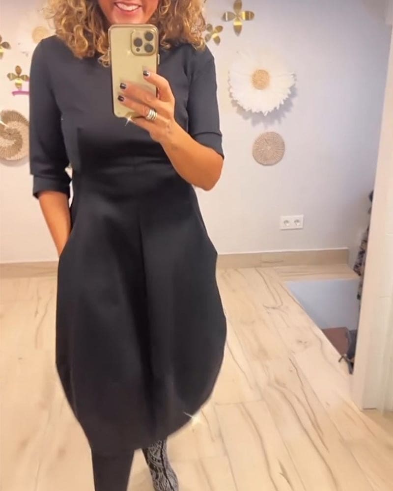 Levoire | Robe Unie Avec Poche